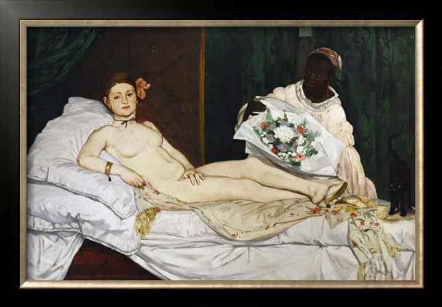 OLYMPIA, 1863 - Edouard Manet Painting